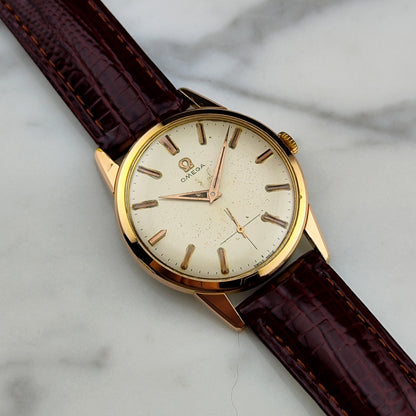 OMEGA Classic Gold White Dial with Box [REF. 14391-4]