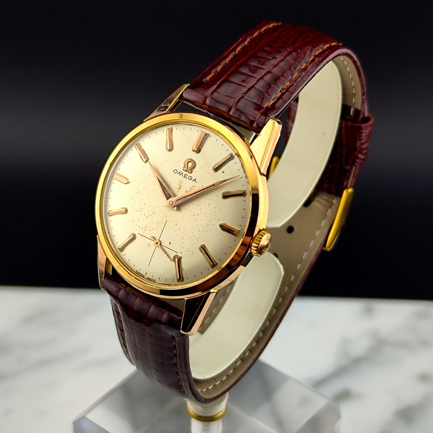 OMEGA Classic Gold White Dial with Box [REF. 14391-4]