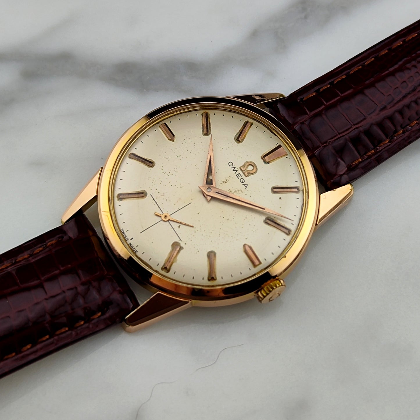 OMEGA Classic Gold White Dial with Box [REF. 14391-4]