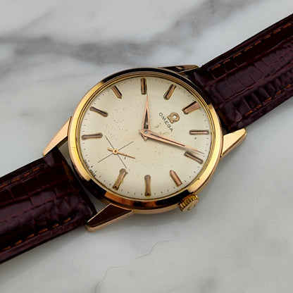 OMEGA Classic Gold White Dial with Box [REF. 14391-4]