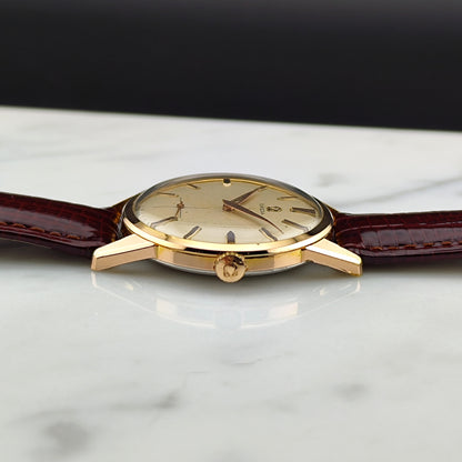 OMEGA Classic Gold White Dial with Box [REF. 14391-4]