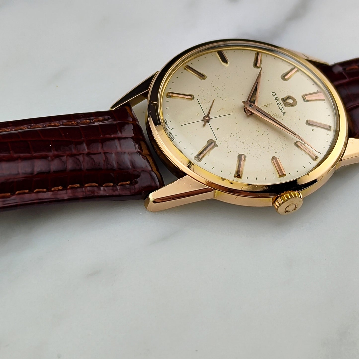 OMEGA Classic Gold White Dial with Box [REF. 14391-4]