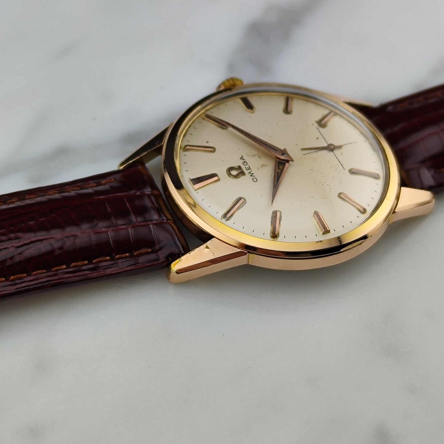 OMEGA Classic Gold White Dial with Box [REF. 14391-4]