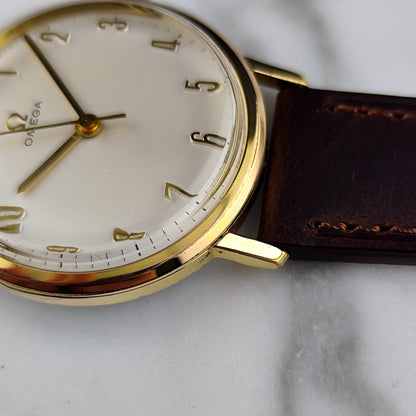 Omega Classic Gold White Numbers Dial 1963 Serviced 10/2026 – Bild 10