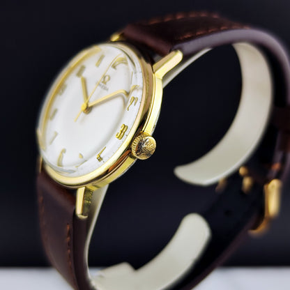 Omega Classic Gold White Numbers Dial 1963 Serviced 10/2026 – Bild 14