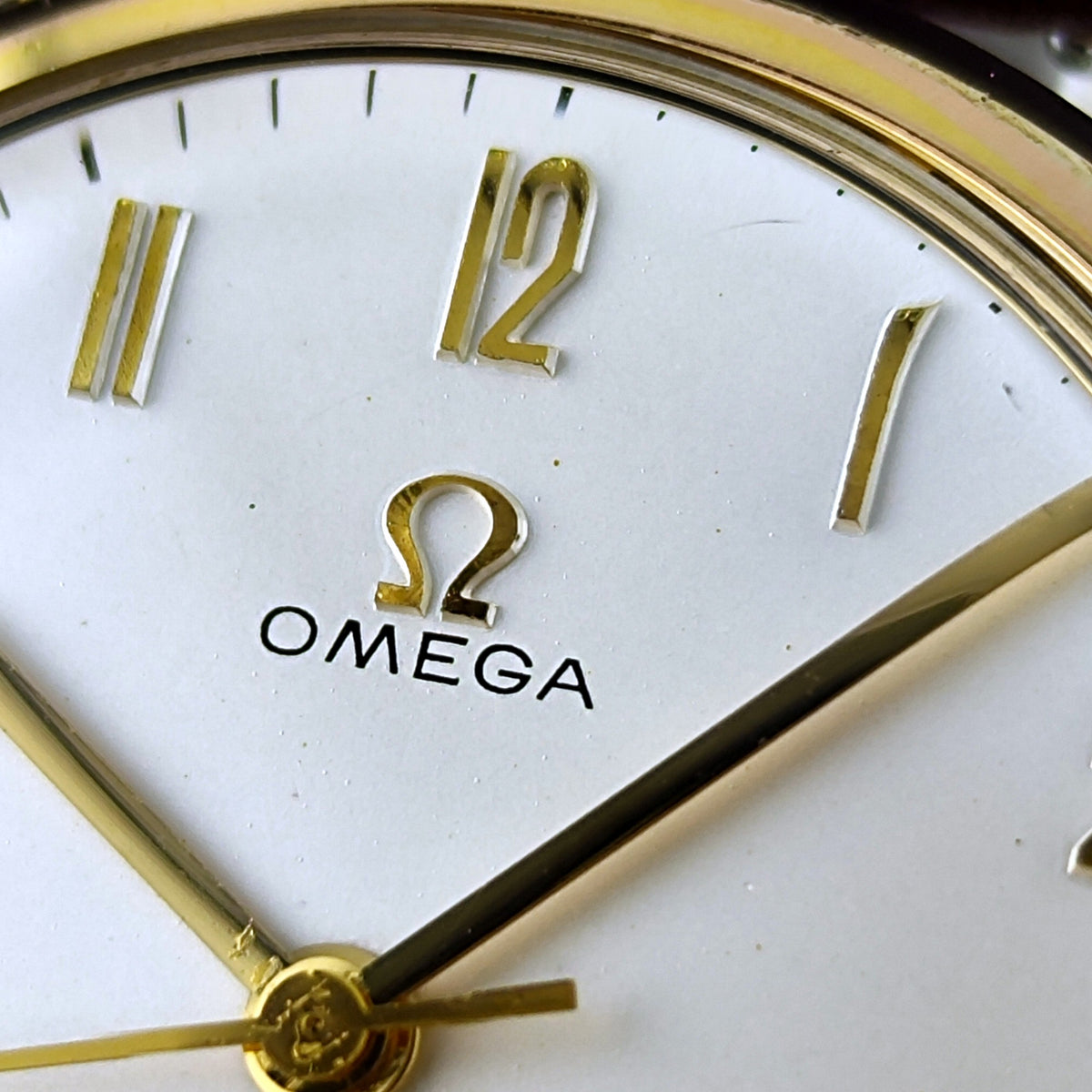 Omega Classic Gold White Numbers Dial 1963 Serviced 10/2026 – Bild 3