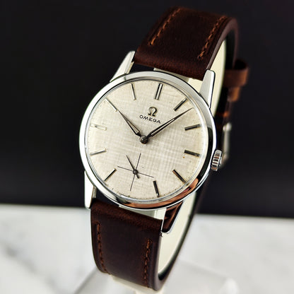 Omega Classic Silver Dial Linen 1961 [REF. 14713]