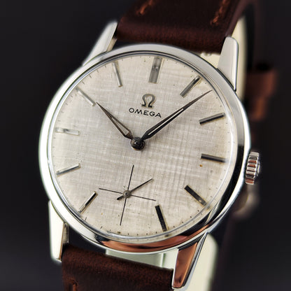 Omega Classic Silver Dial Linen 1961 [REF. 14713]