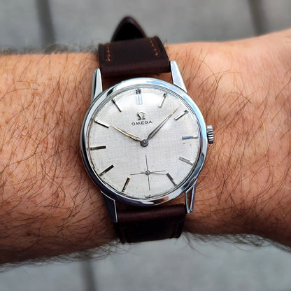 Omega Classic Silver Dial Linen 1961 [REF. 14713]