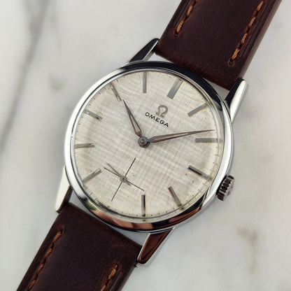 Omega Classic Silver Dial Linen 1961 [REF. 14713]