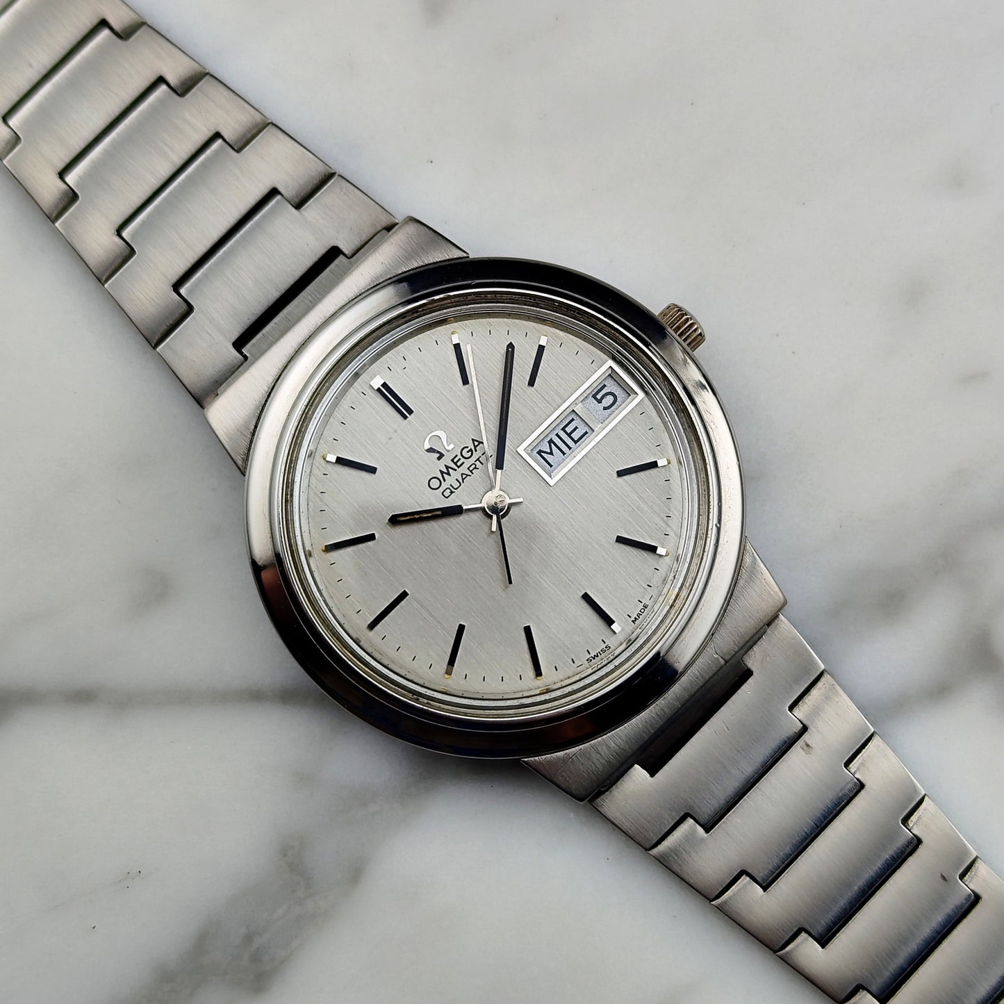 OMEGA Classic Silver Dial France Day-Date Quartz 1975 [REF. 196.0058]