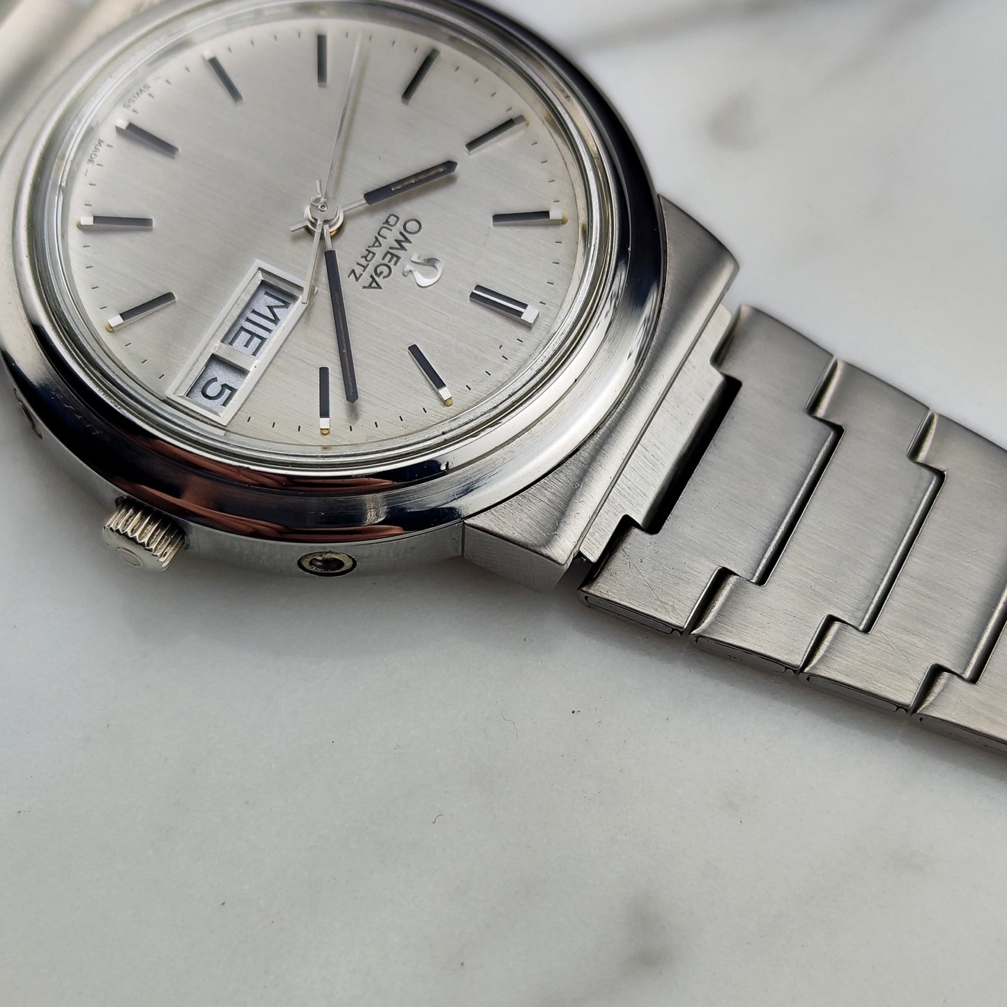 OMEGA Classic Silver Dial France Day-Date Quartz 1975 [REF. 196.0058]