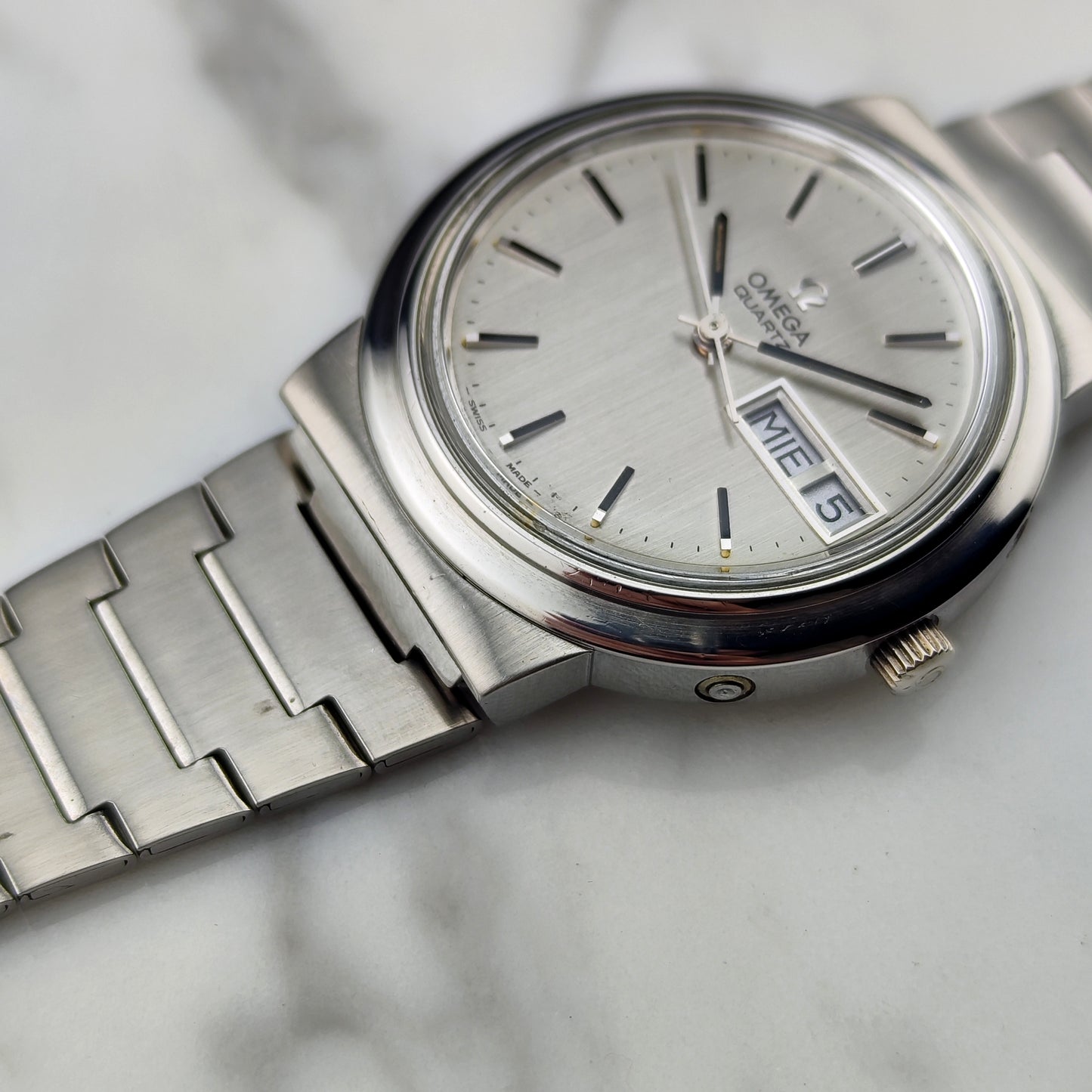 OMEGA Classic Silver Dial France Day-Date Quartz 1975 [REF. 196.0058]