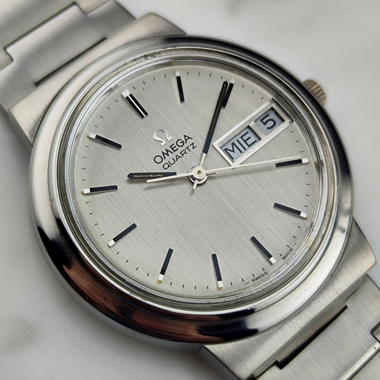 OMEGA Classic Silver Dial France Day-Date Quartz 1975 [REF. 196.0058]