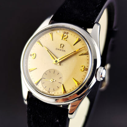Omega Classic Steel Gold Dial 50s 1952 [REF. 2691]