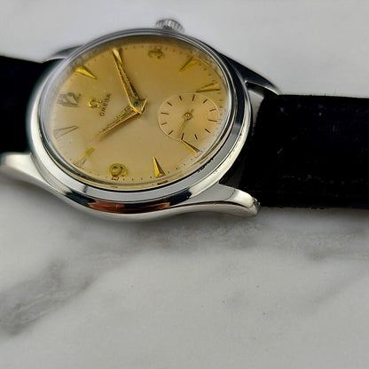 Omega Classic Steel Gold Dial 50s 1952 [REF. 2691]