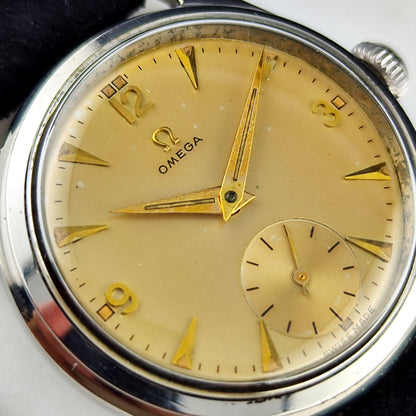 Omega Classic Steel Gold Dial 50s 1952 [REF. 2691]