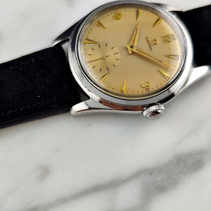 Omega Classic Steel Gold Dial 50s 1952 [REF. 2691]