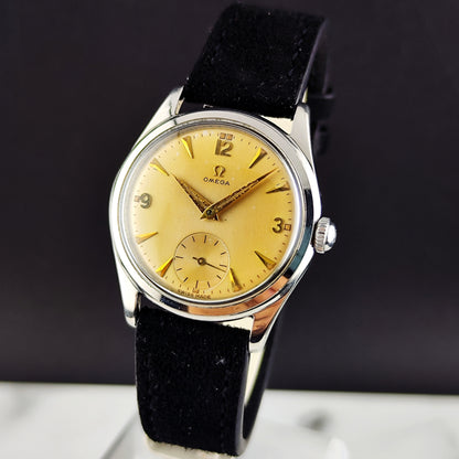 Omega Classic Steel Gold Dial 50s 1952 [REF. 2691]