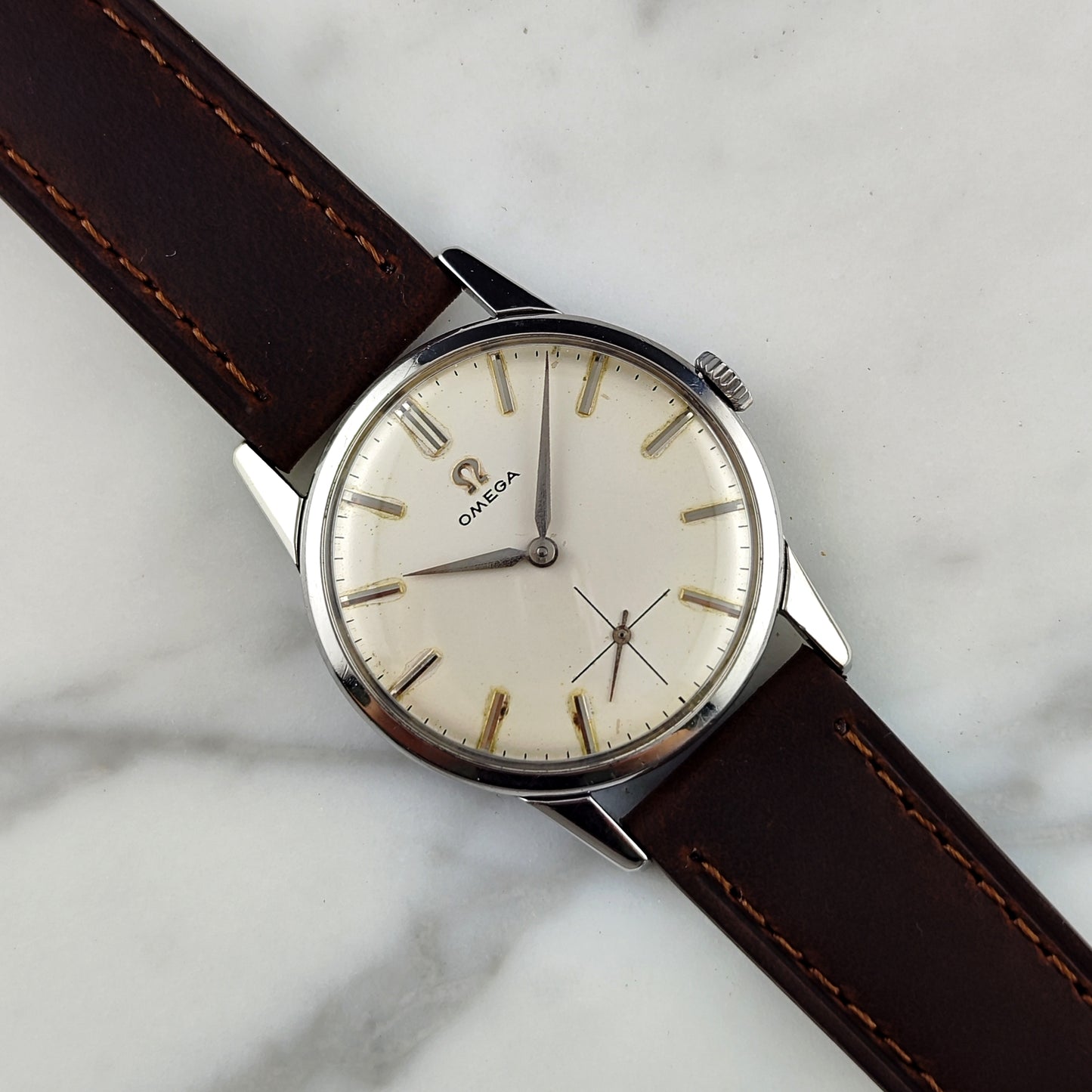 OMEGA Classic Steel White Dial 1961 Serviced 06/2026 [REF. 14713]