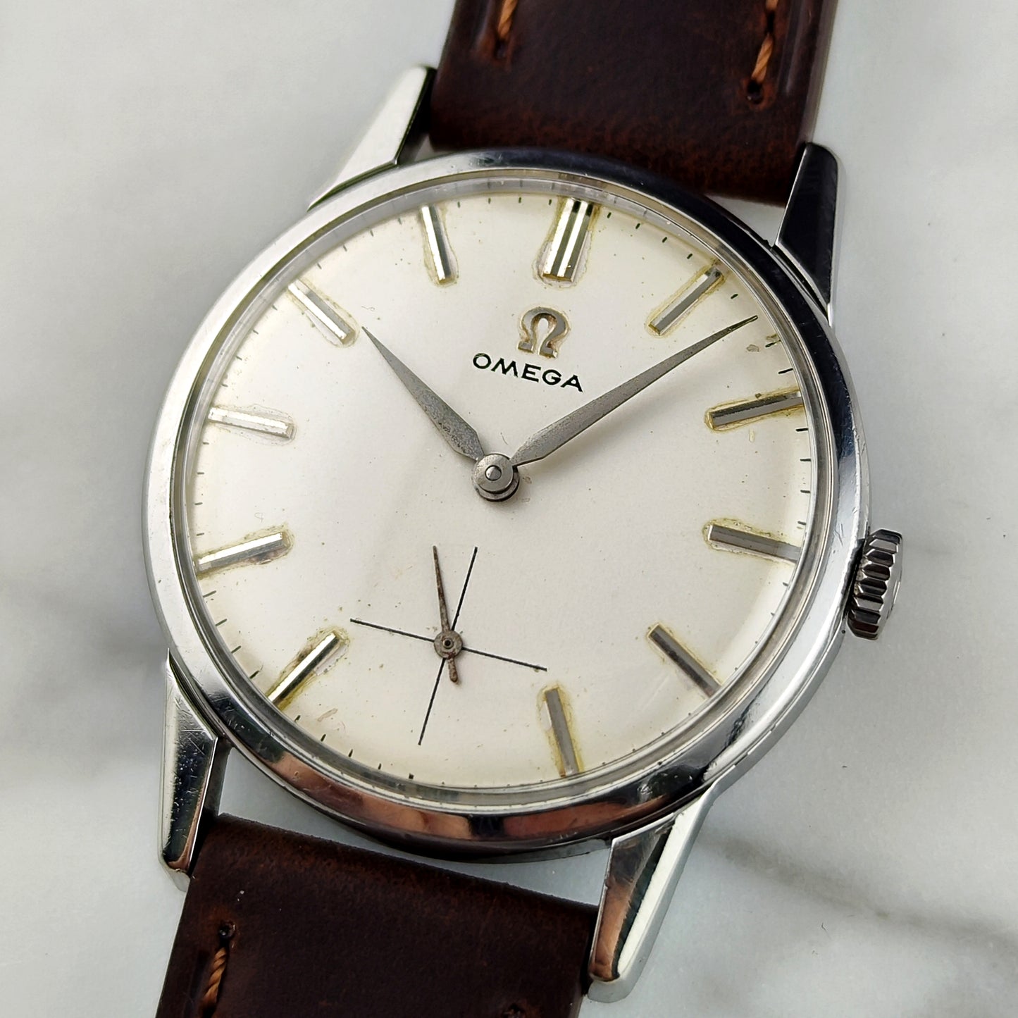 OMEGA Classic Steel White Dial 1961 Serviced 06/2026 [REF. 14713]