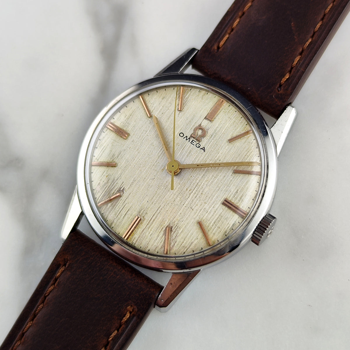 OMEGA Classic Vintage White/Champagner Gold Dial 1961 [REF. 14714]