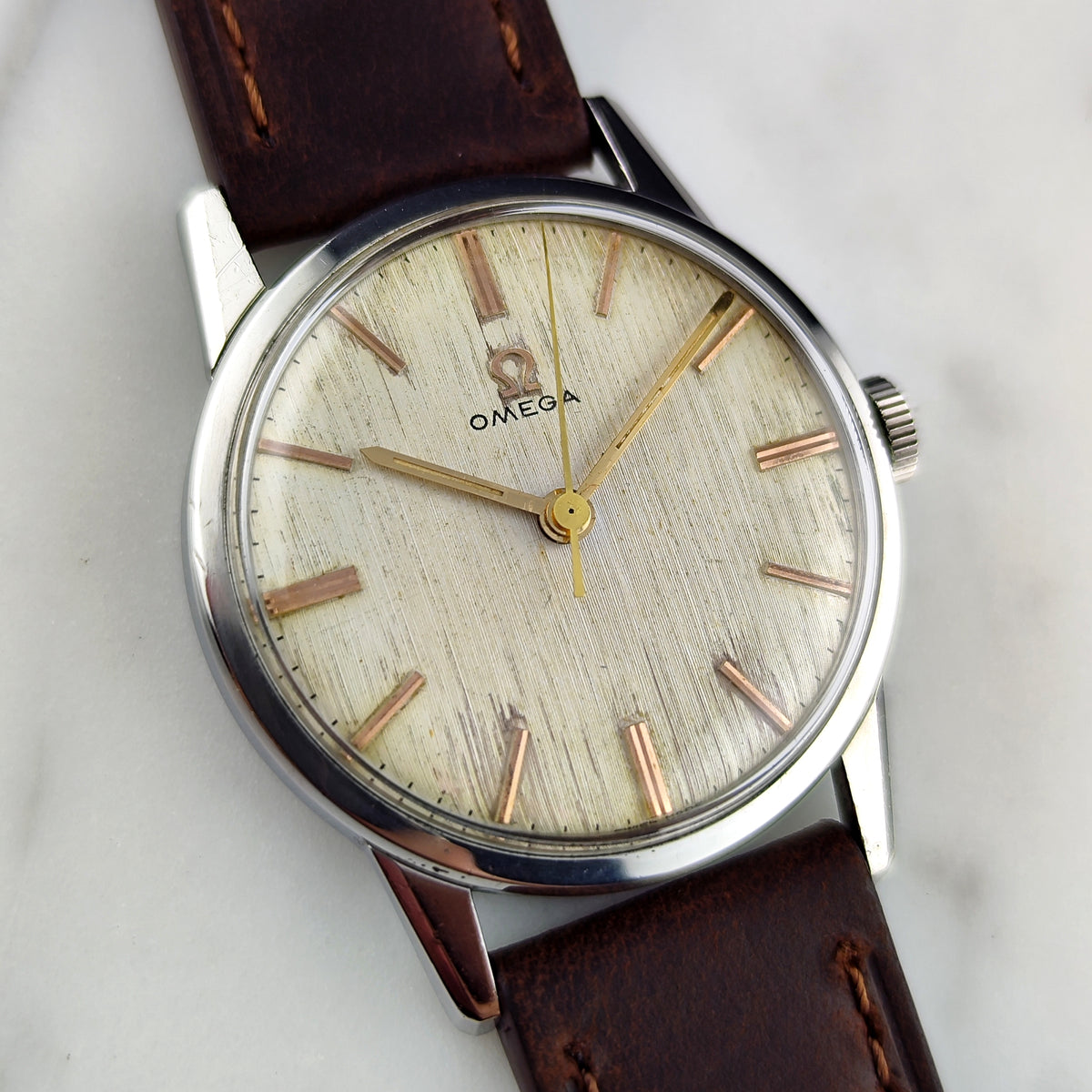 OMEGA Classic Vintage White/Champagner Gold Dial 1961 [REF. 14714]