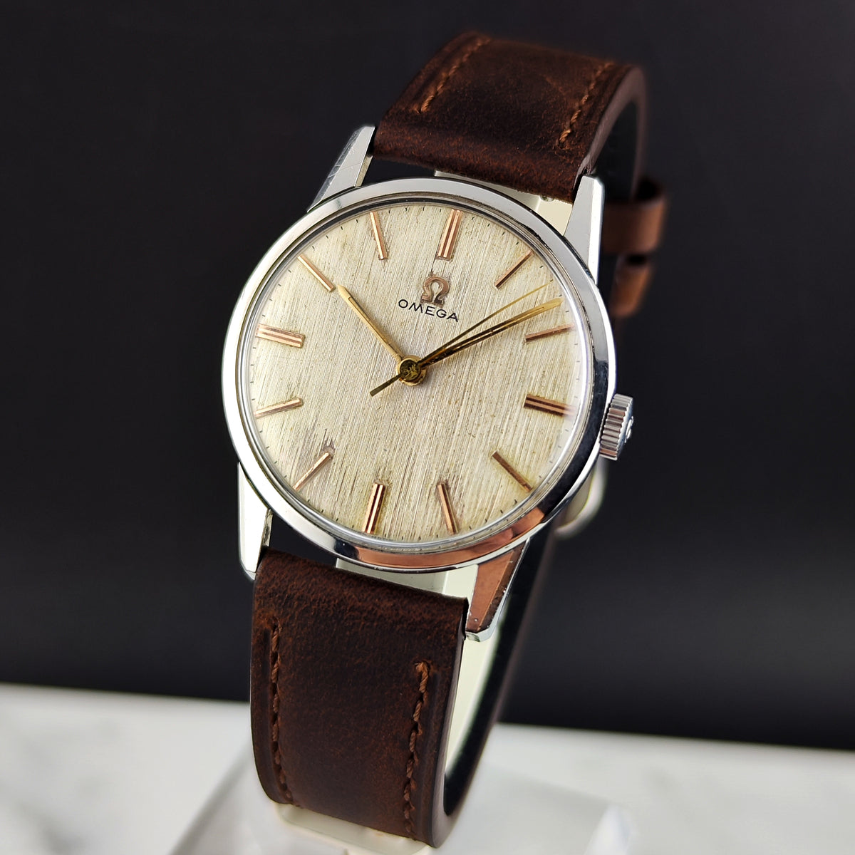 OMEGA Classic Vintage White/Champagner Gold Dial 1961 [REF. 14714]