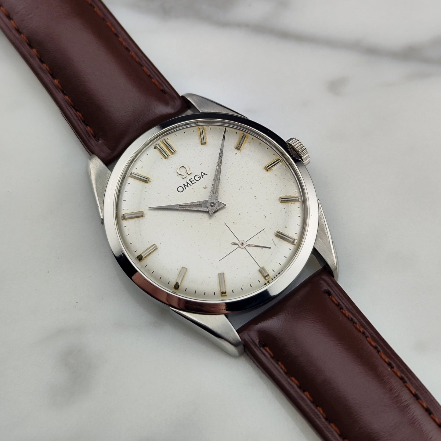 OMEGA Classic White Dial 1958 Serviced 01/2026 [REF. 2900-7]