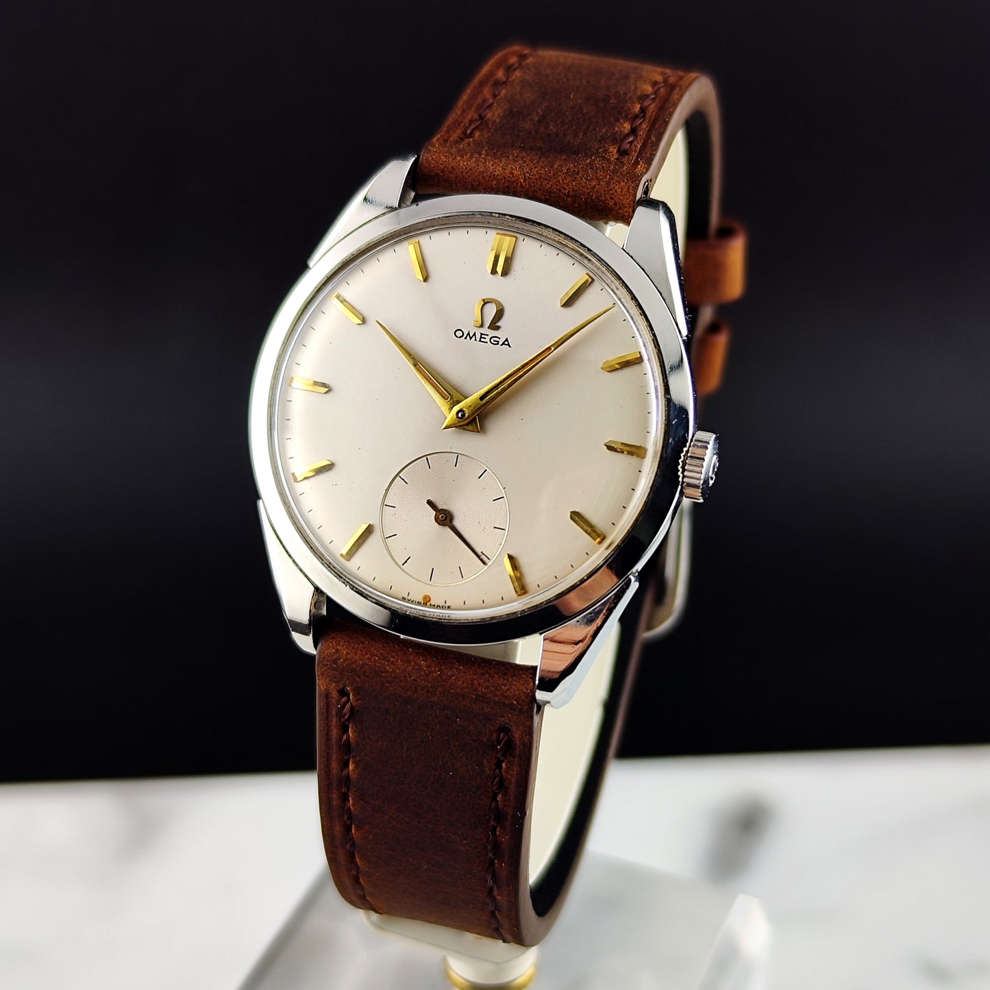 OMEGA Classic White Dial Gold 1956 [REF. 2900-3]