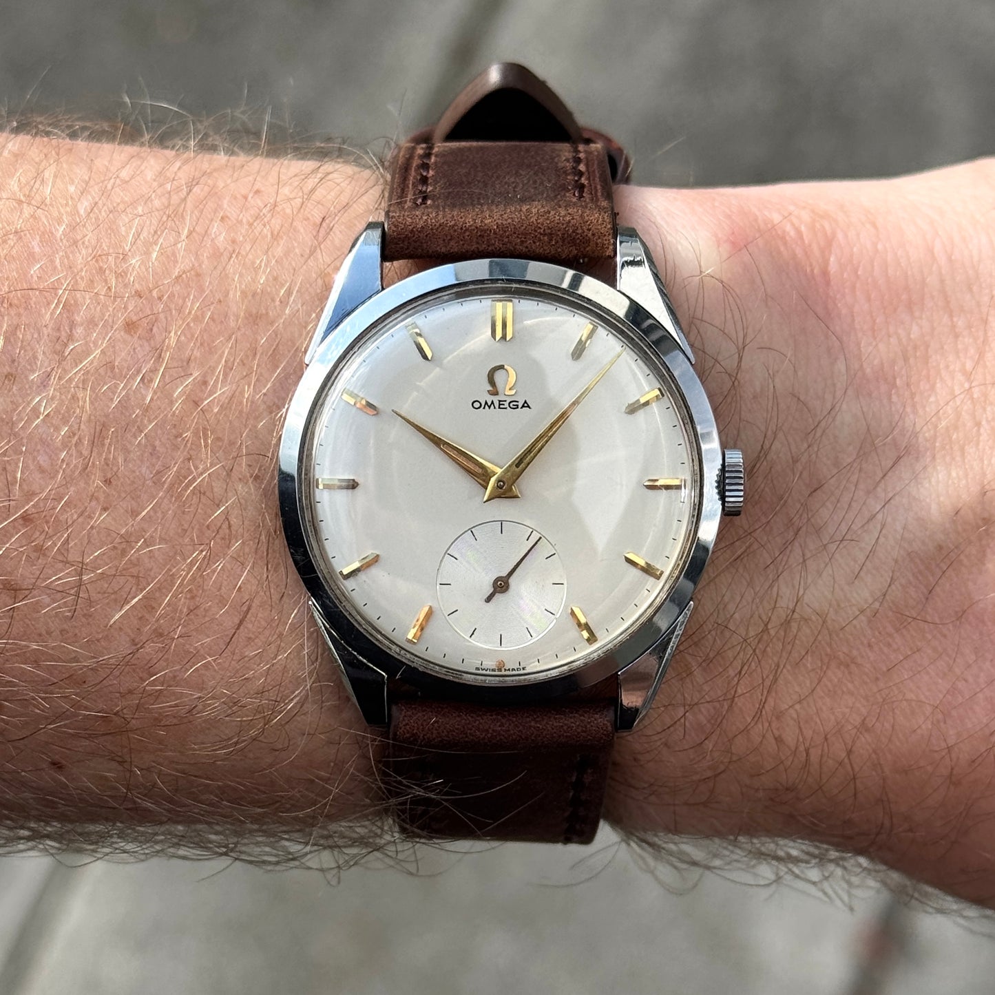 OMEGA Classic White Dial Gold 1956 [REF. 2900-3]