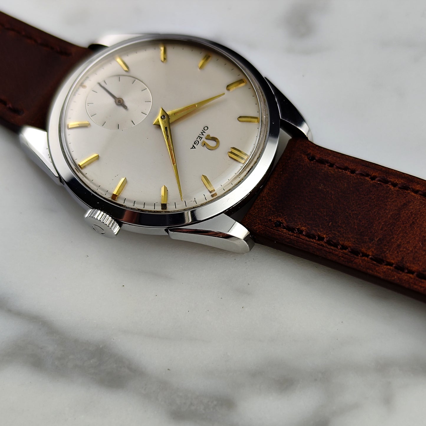 OMEGA Classic White Dial Gold 1956 [REF. 2900-3]
