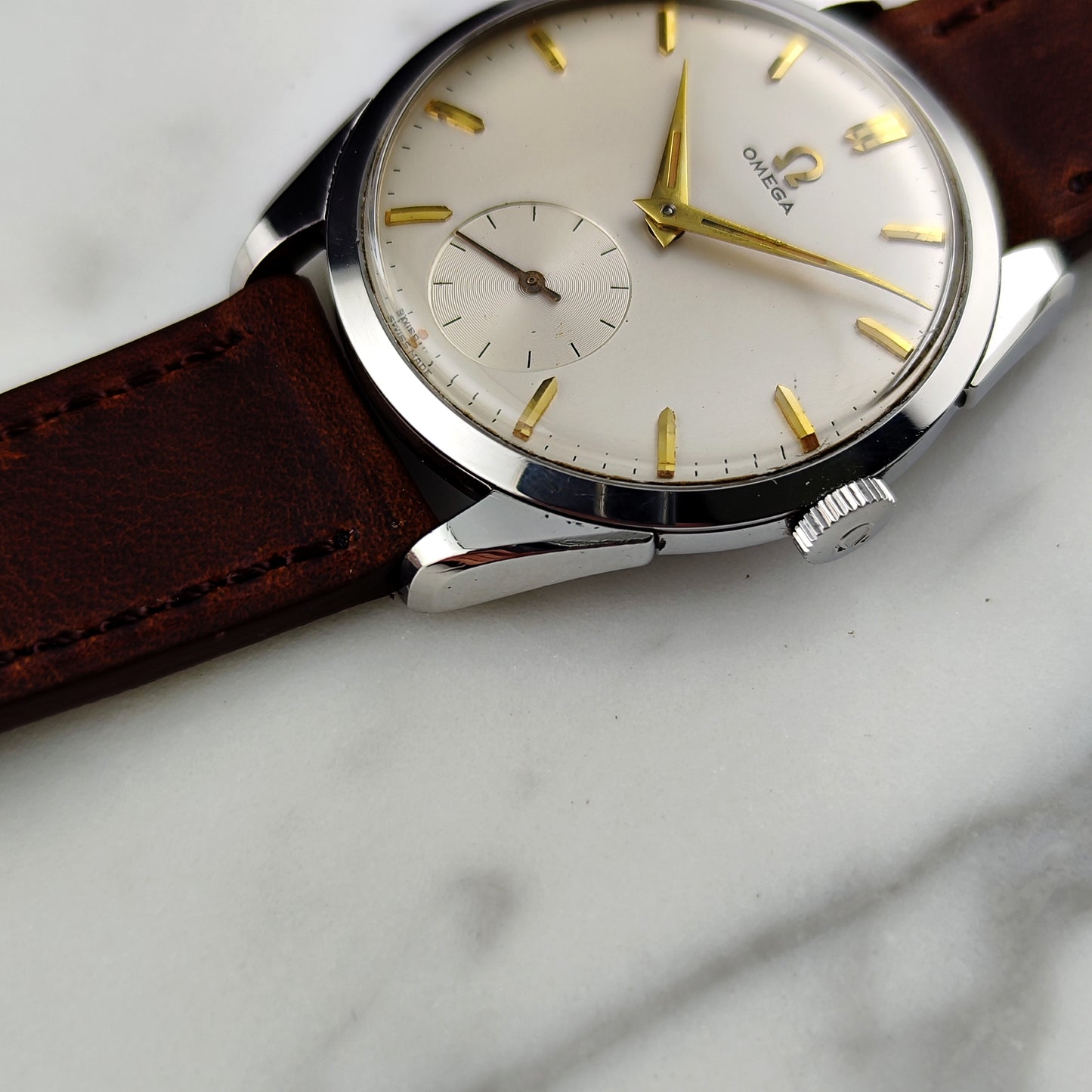 OMEGA Classic White Dial Gold 1956 [REF. 2900-3]