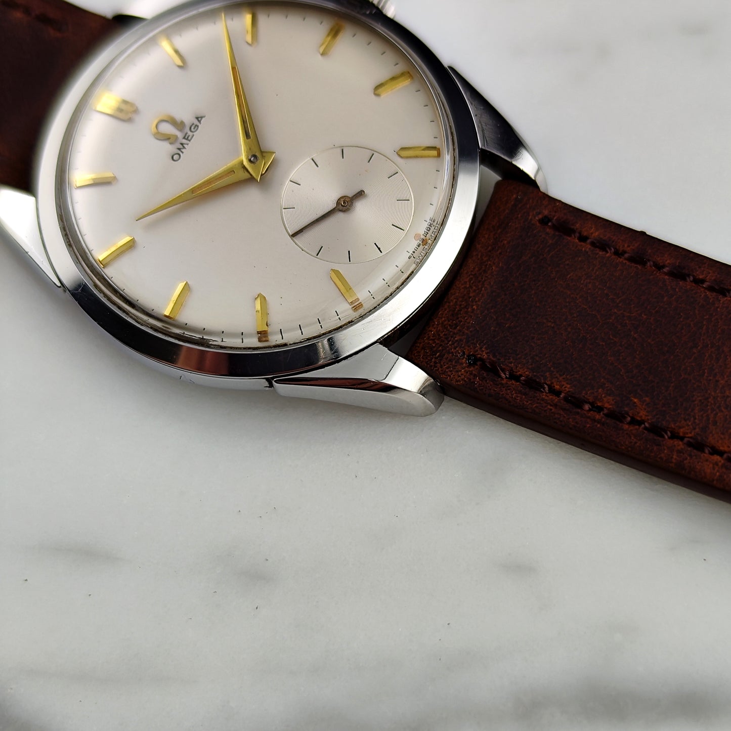 OMEGA Classic White Dial Gold 1956 [REF. 2900-3]