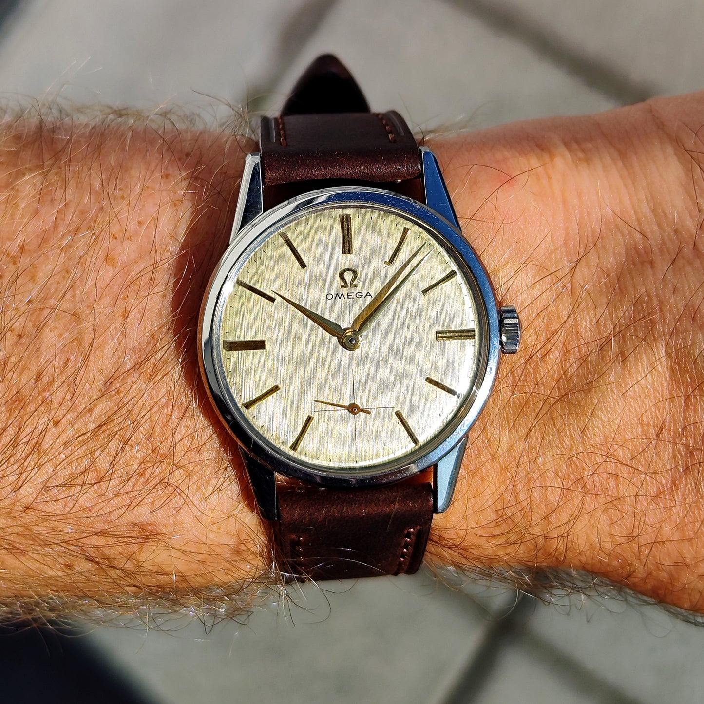 OMEGA Classic White Dial Linen Dial 1960 [REF. 14391]