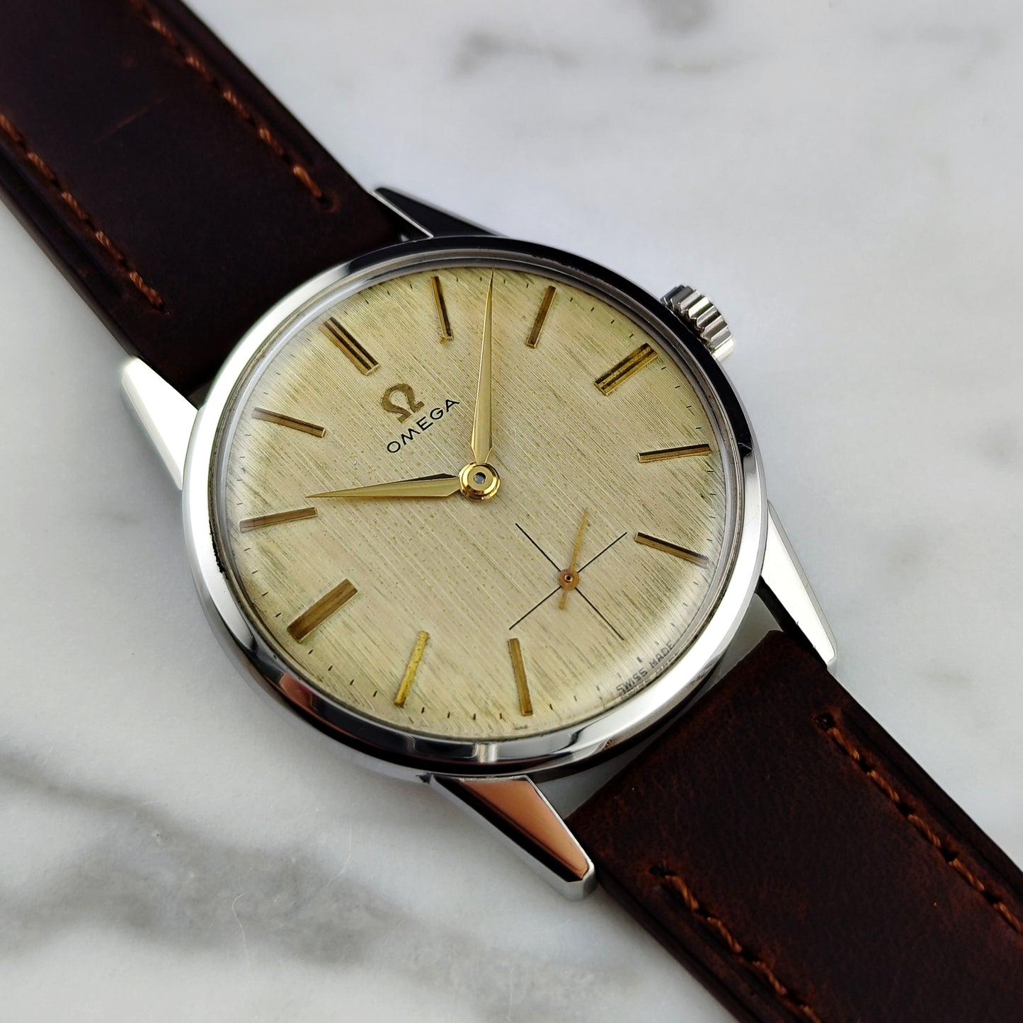 OMEGA Classic White Dial Linen Dial 1960 [REF. 14391]