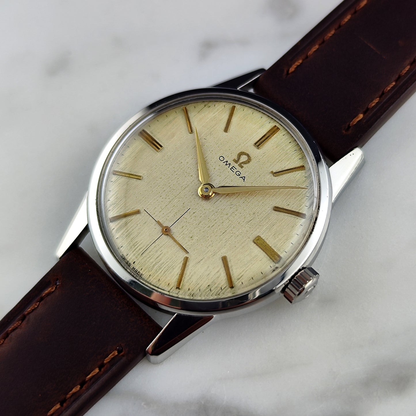OMEGA Classic White Dial Linen Dial 1960 [REF. 14391]