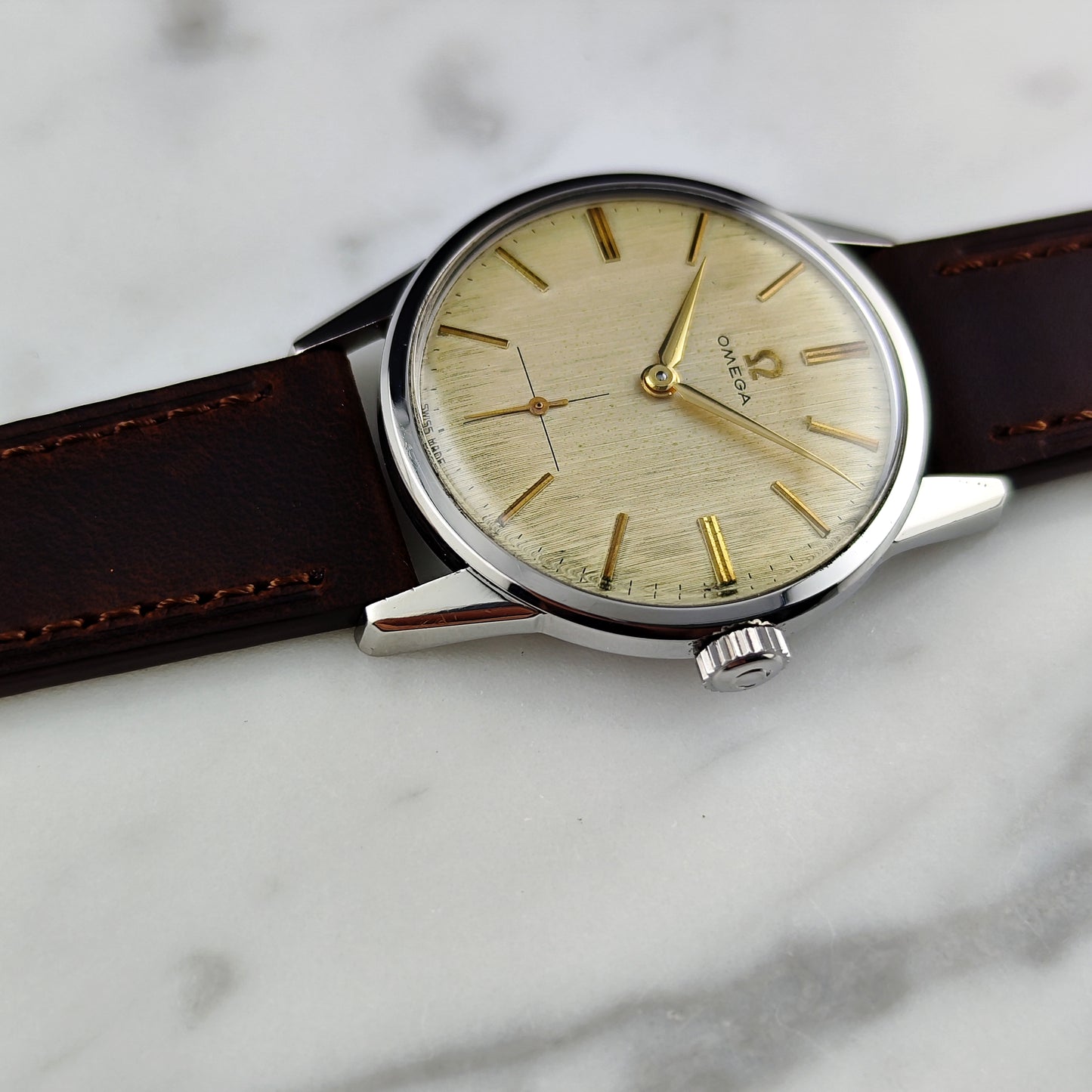 OMEGA Classic White Dial Linen Dial 1960 [REF. 14391]