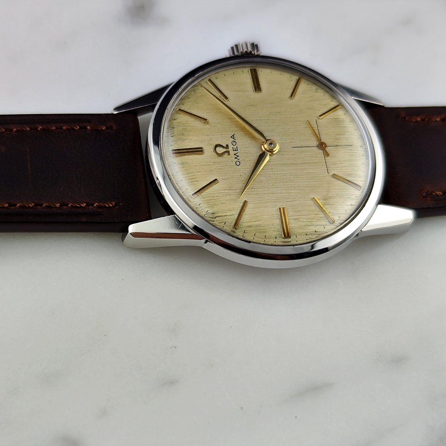 OMEGA Classic White Dial Linen Dial 1960 [REF. 14391]