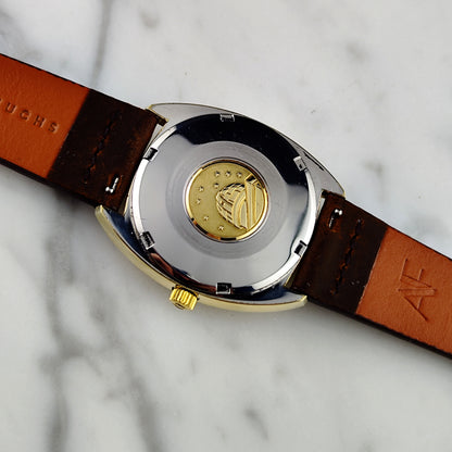 OMEGA Constellation C-Shape Gold Linen Dial 1970 [REF. 168.017]