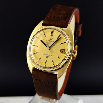 OMEGA Constellation C-Shape Gold Linen Dial 1970 [REF. 168.017]