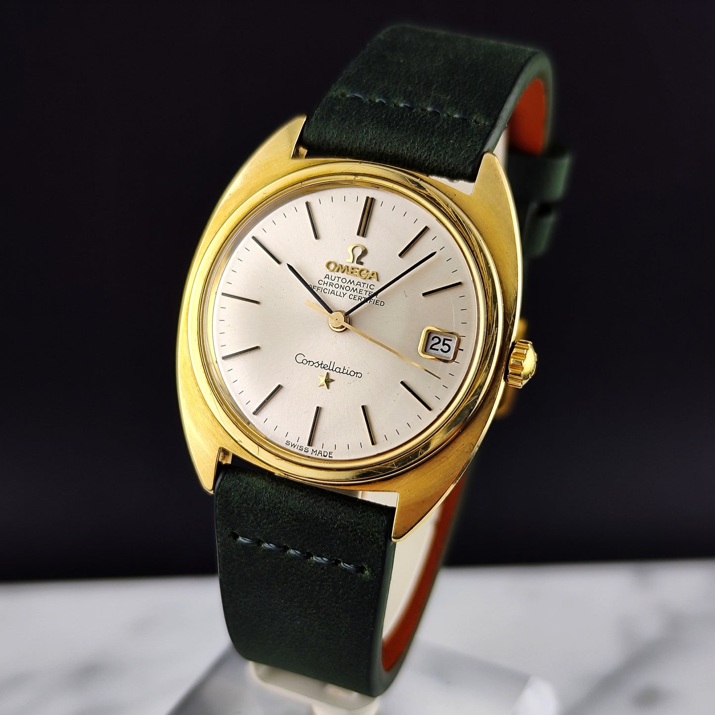 OMEGA Constellation C-Shape Gold White Dial 1966 [REF. 168.017]