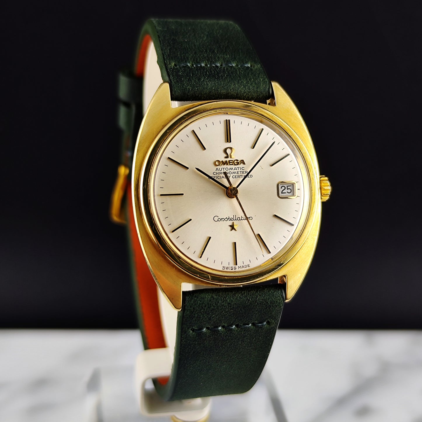 OMEGA Constellation C-Shape Gold White Dial 1966 [REF. 168.017]