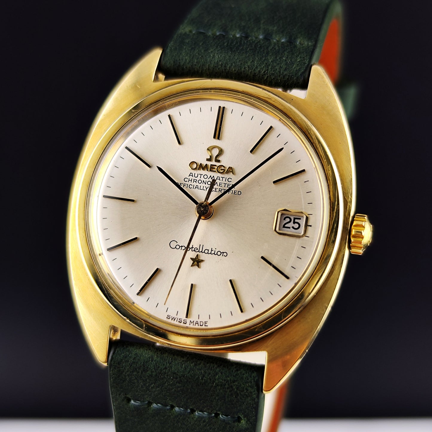 OMEGA Constellation C-Shape Gold White Dial 1966 [REF. 168.017]