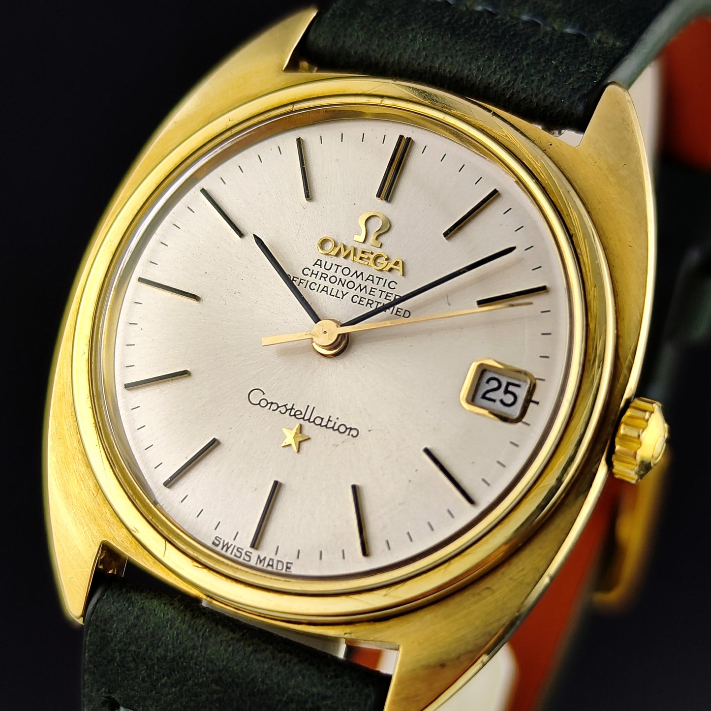 OMEGA Constellation C-Shape Gold White Dial 1966 [REF. 168.017]
