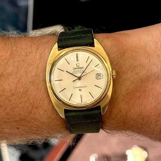 OMEGA Constellation C-Shape Gold White Dial 1966 [REF. 168.017]