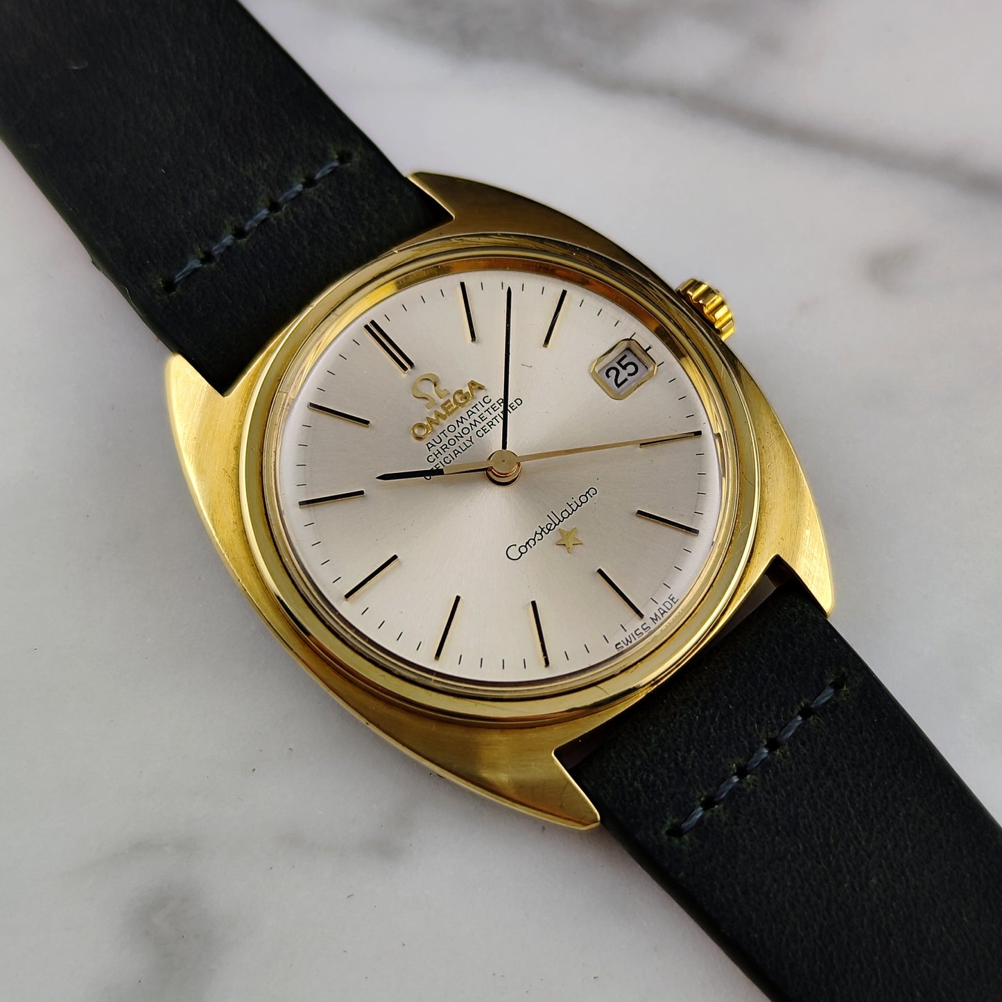 OMEGA Constellation C-Shape Gold White Dial 1966 [REF. 168.017]