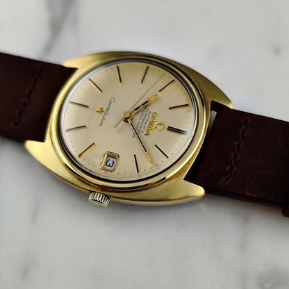 Omega Constellation C-Shape Gold White Dial 1966 [REF. 168.017]
