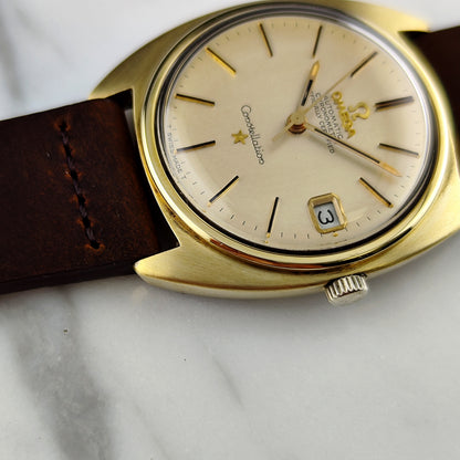 Omega Constellation C-Shape Gold White Dial 1966 [REF. 168.017]