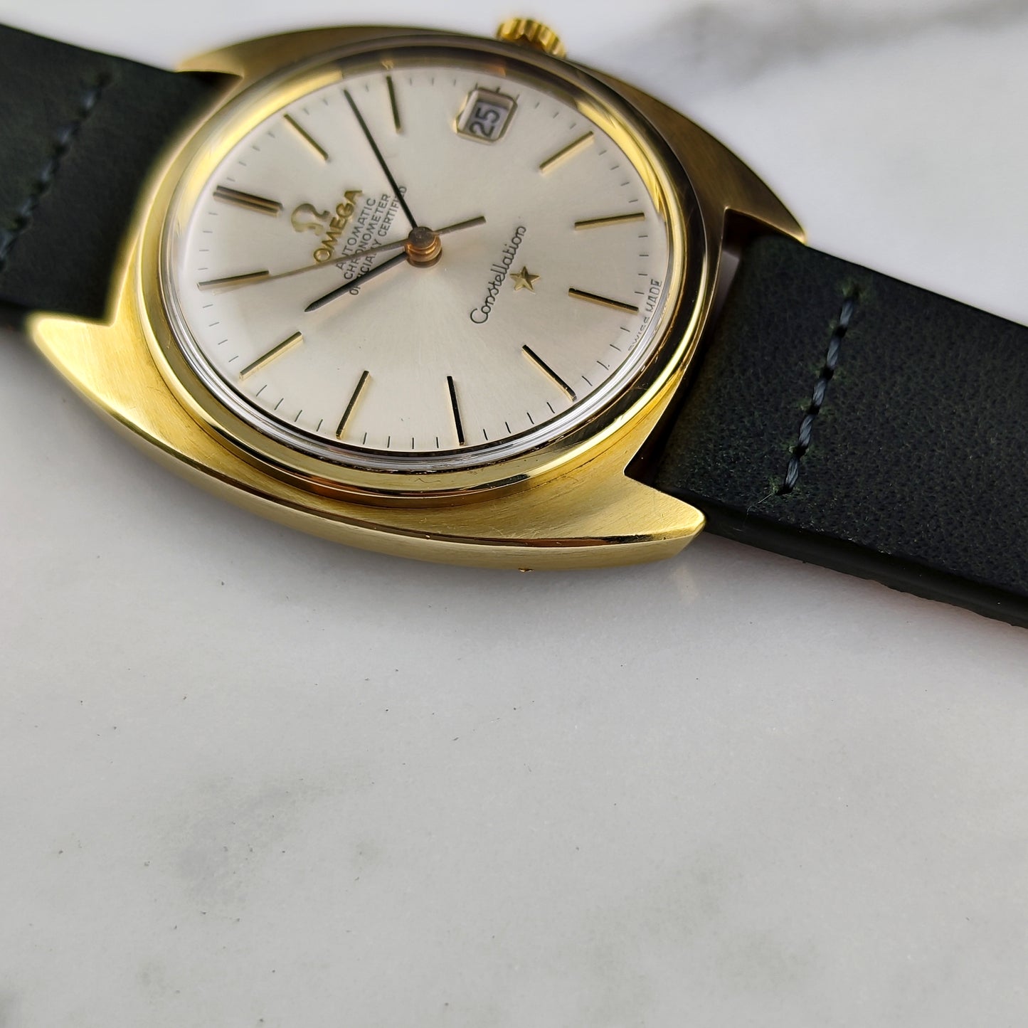 OMEGA Constellation C-Shape Gold White Dial 1966 [REF. 168.017]